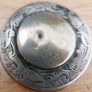 2 Antique Sterling Silver Top, Glass Bottles Pots Image 8