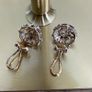 Vintage Diamond Daisy Cluster Earrings Image 3
