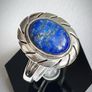 Mexican sterling silver 925 ring with Lapis Lazuli Image 3