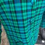 Green and Blue tartan plaid Blazer made in Ireland size 16 Image 3