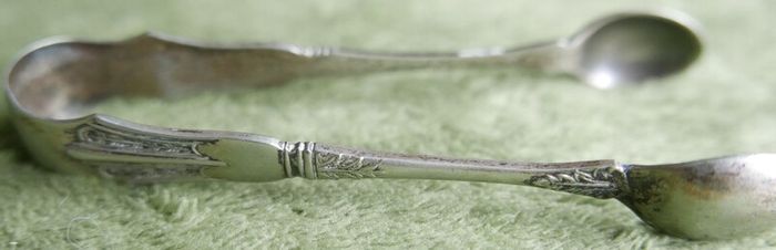 Vintage Silver Plated Ice Tongs