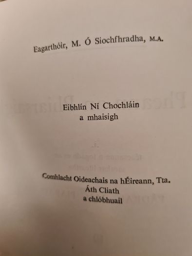 Padraic Pearse.books. Short Stories Of Padraic Pearse. _ O' Pheann  An Phairsaigh.