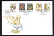 1992 Isle of Man Christmas Commemorative Stamp Addressed First Day Cover (FDC)