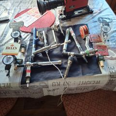 Old Pub Lot 5 Pullers and 8 other Items 13 Piece Lot Sold as a lot., Postage Available or Collection