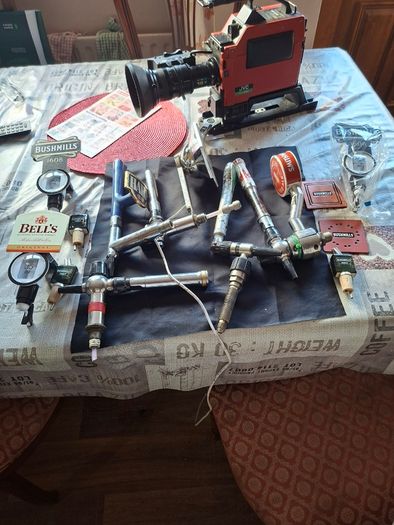 Old Pub Lot 5 Pullers and 8 other Items 13 Piece Lot Sold as a lot., Postage Available or Collection