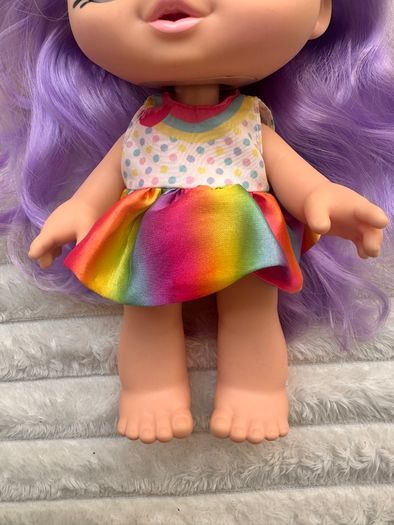 Kindi Kids Snack Time Friends Rainbow Kate Doll approx. 25 cm. Used Please see photos