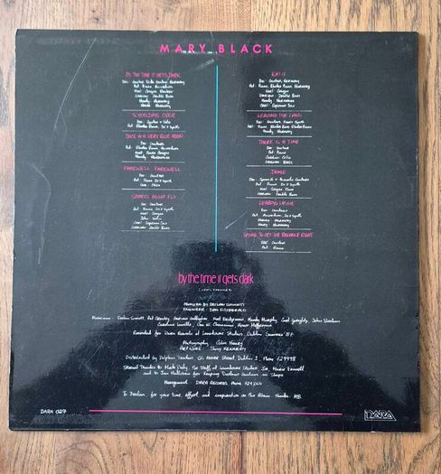 Mary Black By The Time it Gets Dark Vinyl
