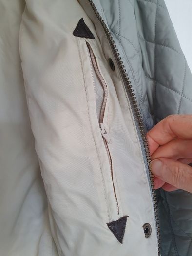 Green Barbour Waisted Jacket with pockets