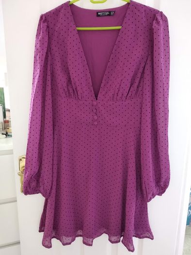 purple Mini Dress