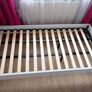 Single bed barely used with mattress Image 3