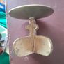 old brass candlesticks Image 3