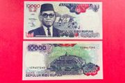 Indonesia  10,000 Rupiah  2002   . Pick 132f. ( Uncirculated )