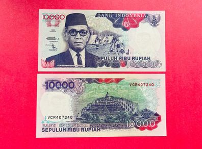 Indonesia  10,000 Rupiah  2002   . Pick 132f. ( Uncirculated )