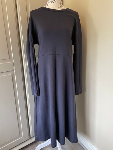 COS Panel Midi Dress - Steel Blue - Size S
