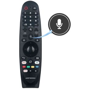 Voice Magic Smart LG OEM Magic TV Remote Control with Netflix/Prime Keys MR20GA AKB75855501 Magic Remote Control For TV AN-MR650A AN-MR18BA AN-MR19BA For Rx WX Series Controller With Voice Function
