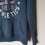 superdry hoodie size xs 19" pit to pit blue like new condition Image 4