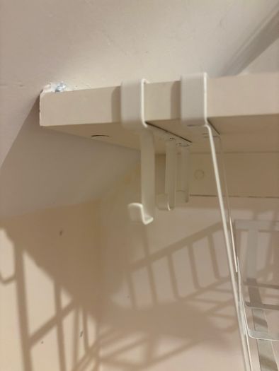 IKEA UnderShelf Storage Set (Hook Rack & Wire Basket)