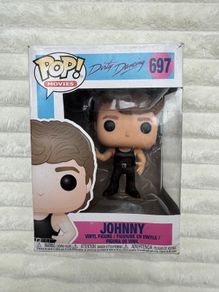 Funko Pop Movies Johnny From Dirty Dancing Collectible #697 new damaged box Please look at the pictures