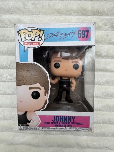 Funko Pop Movies Johnny From Dirty Dancing Collectible #697 new damaged box Please look at the pictures
