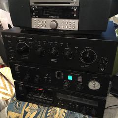 Yamaha Amplifier, tape,TEAC amplifier, creative CD player Job lots