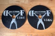 2 x 15KG Olympic Weight Plates