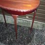 mahogany half moon table Image 3