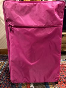 it light weight large luggage suitcase  pink