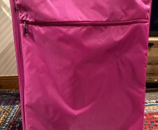 it light weight large luggage suitcase  pink