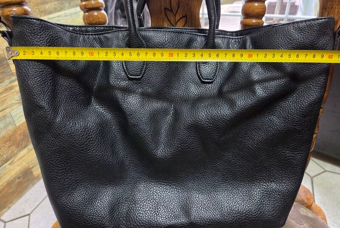 Pierre Cardin leather women bag black