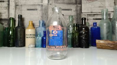 431 - Vintage Rare CMP Cork Milk Producers Collectible Decorative Bottle