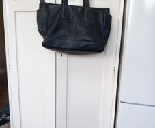 Coach Large Navy Tote Bag Vintage