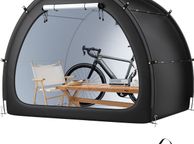 main image for ad Outdoor Bike Storage Tent Fan-Shaped Waterproof Bike Tent for 4 to 5 Bikes