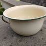 Vintage Enamel Ware Chamber Pot Image 2