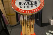 Swan light low alcohol beer tap