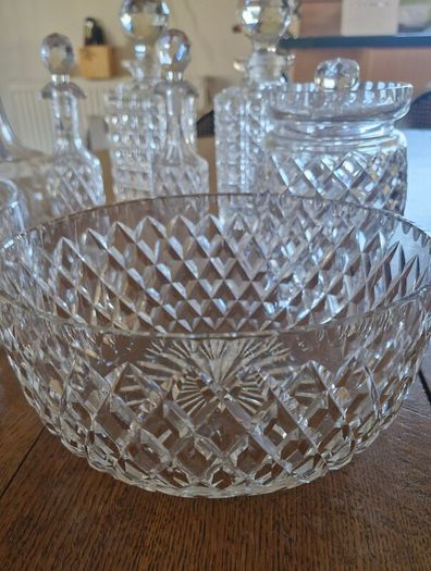 Glass decanters/bowls
