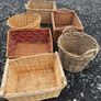 6 wicker baskets Image 2