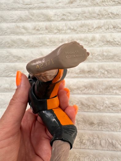 2014 Hasbro Marvel Rocket Racoon Guardians Of The Galaxy Figure Only No Tail approx. 15 cm. Used Please see photos