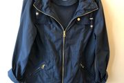 Navy coat (size 10)