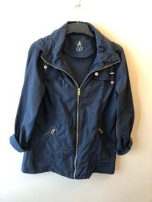 Navy coat (size 10)