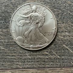 2001 American Silver Eagle Coin 1oz