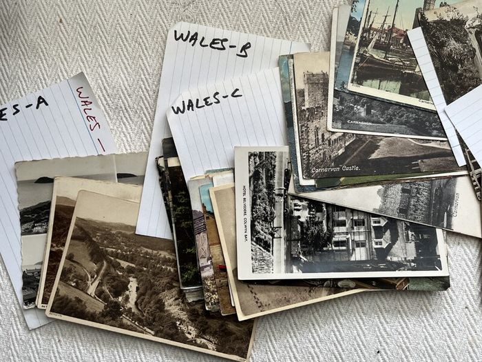Vintage Postcards of Wales x 77. 2 FOR 1 EURO. 30 QUID THE LOT