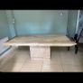 Solid Dining Table and Matching Cabinet Image 2