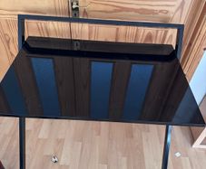 Black Glass Office / Computer Desk