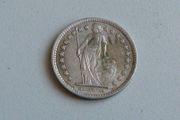 Swiss silver half franc