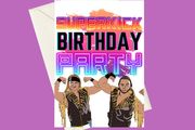 AEW Young Bucks (Matt &amp; Nick Jackson) Superkick Party Birthday A5 Card, Perfect for gifts, occasions, or funny card for Pro Wrestling Fans