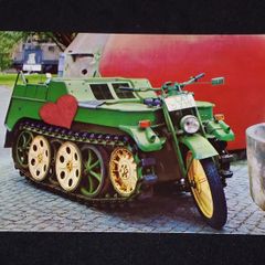 NSU Kettenkrad 1941 - German Museum Munich Postcard