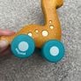 PlanToys Eco Wooden Diplodocus Dinosaur Push Along Toy Car Image 4