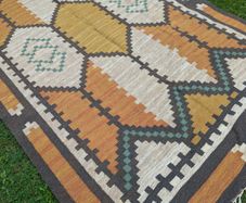 Mid Century Carpet Sweden Hand Made wool 3.20m/192cm