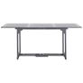 9 Piece Garden Dining Set Solid Acacia Wood Grey Image 4