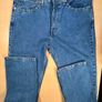 Levis 516 Jeans Mens W34 L34 Blue Denim Straight Pure Cotton Zip Fly Image 2